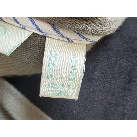 Logo Lounge Womens Green Floral Long Sleeve Round Neck Top Blouse Size Small - Picture 10 of 10